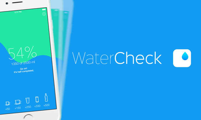 Трекер воды для iOS Watercheck